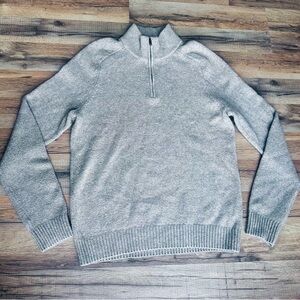 New Banana Republic Men's M Tan Quarter Zip Sweater